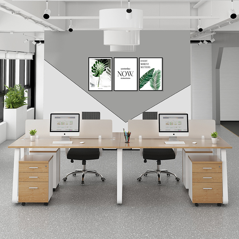 办公家具 梯形架四人位职员办公桌程序员办公卡位员工桌 办公家具 梯形架四人位职员办公桌程序员办公卡位员工桌