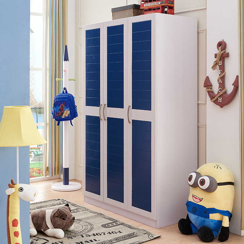 儿童家具 北欧轻奢小户型储物柜带电脑桌组合一体柜子