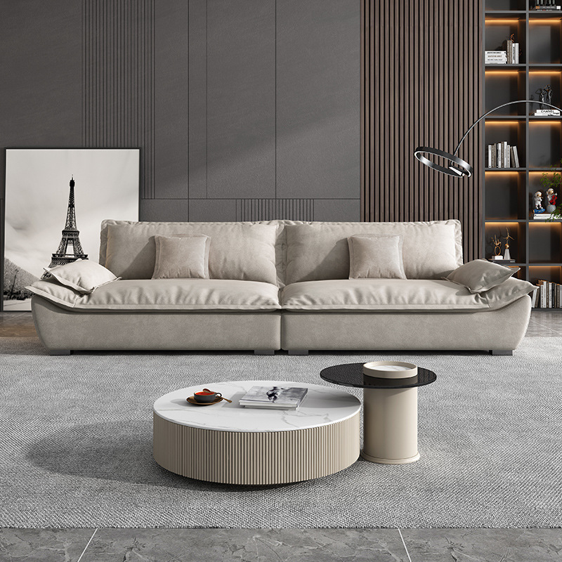 简约家具 云朵布艺沙发 奶油风直排帆船科技布沙发 简约家具 云朵布艺沙发 奶油风直排帆船科技布沙发