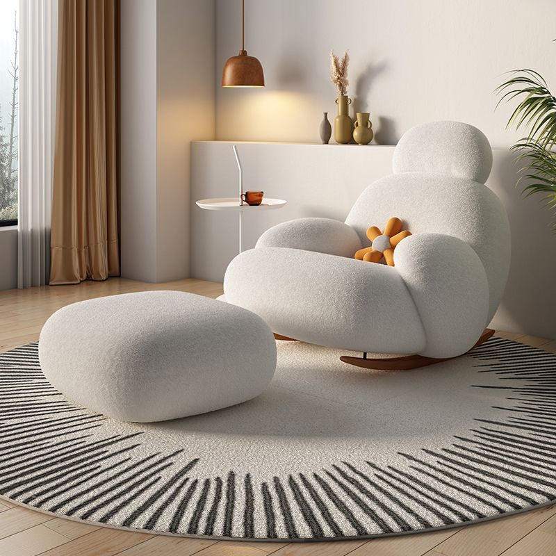 Nordic furniture cream wind lazy sofa network red cute small sofa single rocking chair Nordic furniture cream wind lazy sofa network red cute small sofa single rocking chair
