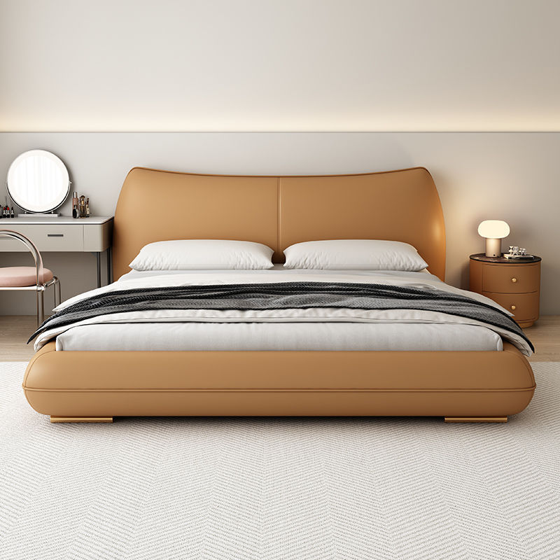 简约家具 意式极简床 现代简约网红双人床 简约家具 意式极简床 现代简约网红双人床