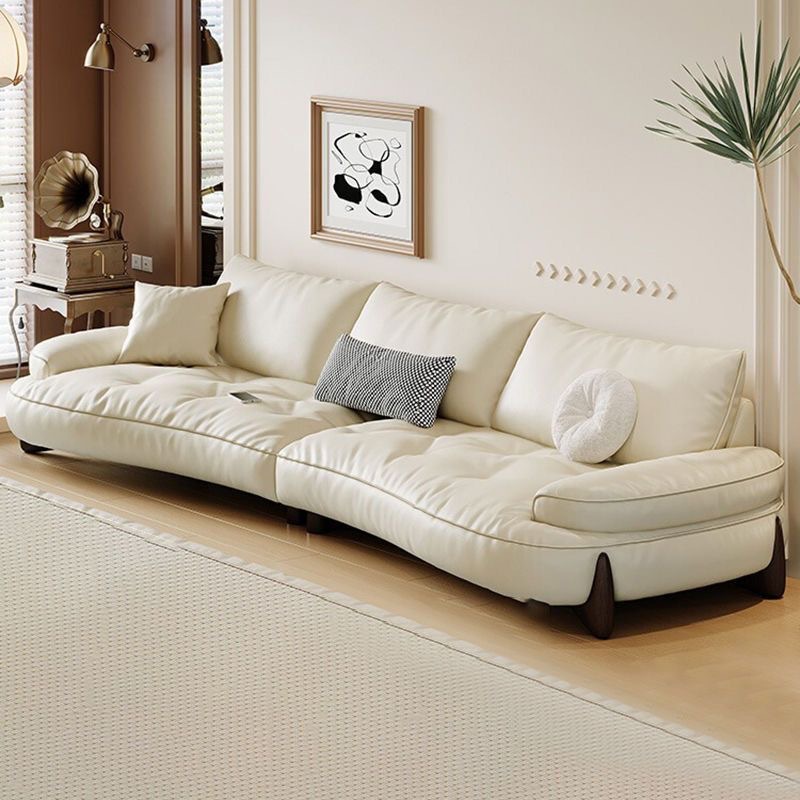 简约家具 意式极简真皮沙发 云朵奶油风真皮沙发 简约家具 意式极简真皮沙发 云朵奶油风真皮沙发