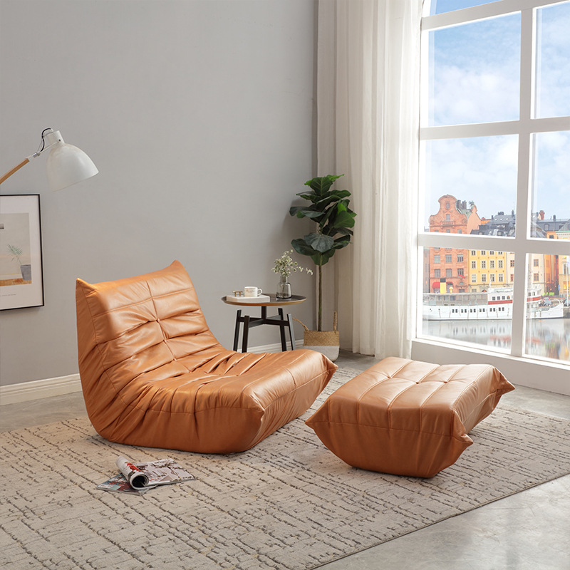 简约家具 毛毛虫懒人沙发 现代简约躺科技布小沙发 简约家具 毛毛虫懒人沙发 现代简约躺科技布小沙发