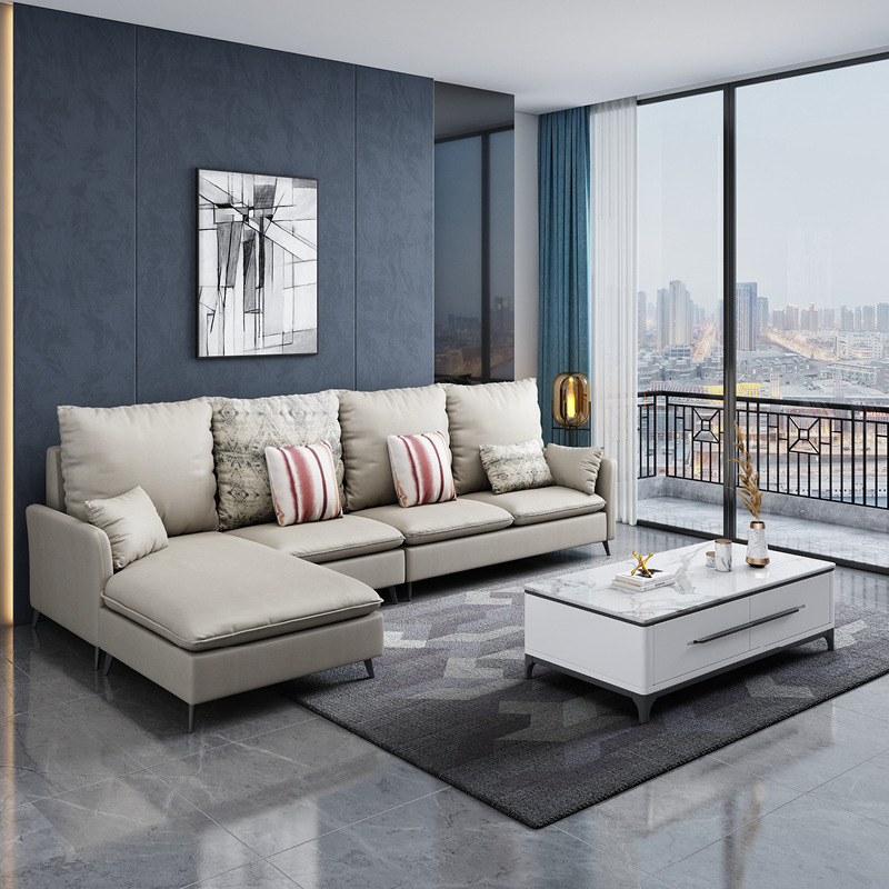 简约家具 转角乳胶布艺沙发 现代简约客厅布艺沙发 简约家具 转角乳胶布艺沙发 现代简约客厅布艺沙发