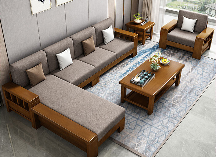 Chinese style solid wood sofa Chinese living room winter and summer sofa Chinese style solid wood sofa Chinese living room winter and summer sofa