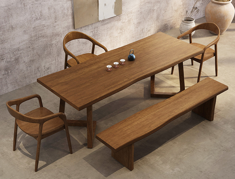 Tea table, Japanese solid wood tea table and chair Office reception Zen Kung fu tea table Tea table, Japanese solid wood tea table and chair Office reception Zen Kung fu tea table