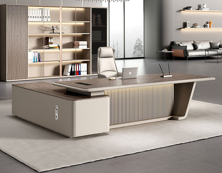 办公家具 轻奢办公室大班台 现代办公家具总裁桌