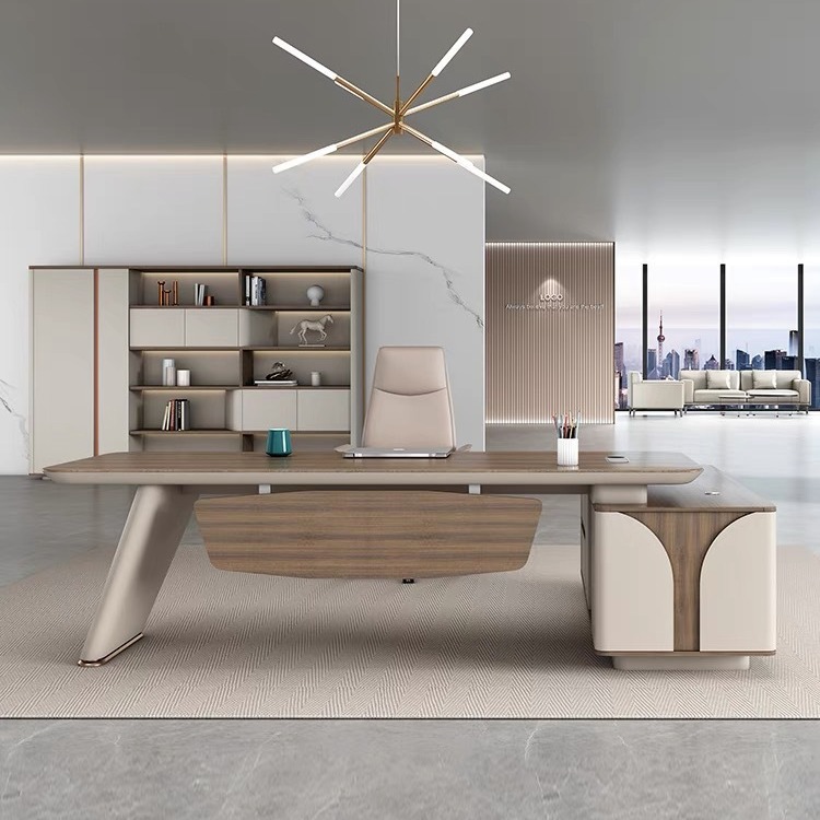 办公家具 老板桌办公桌 简约现代经理总裁办公桌