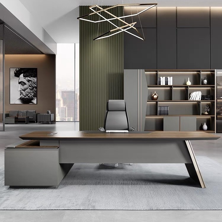办公家具 现代简约老板老板办公桌椅 大班台办公家具