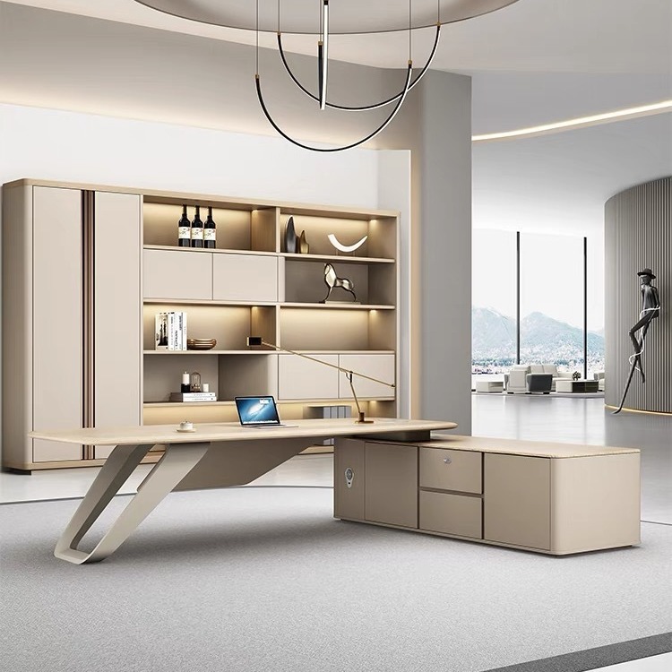 办公家具 现代高档轻奢大气高端经理大班台