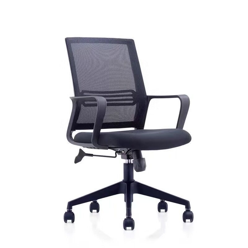 Office furniture Office chair Black ergonomic lift pulley staff chair Office furniture Office chair Black ergonomic lift pulley staff chair