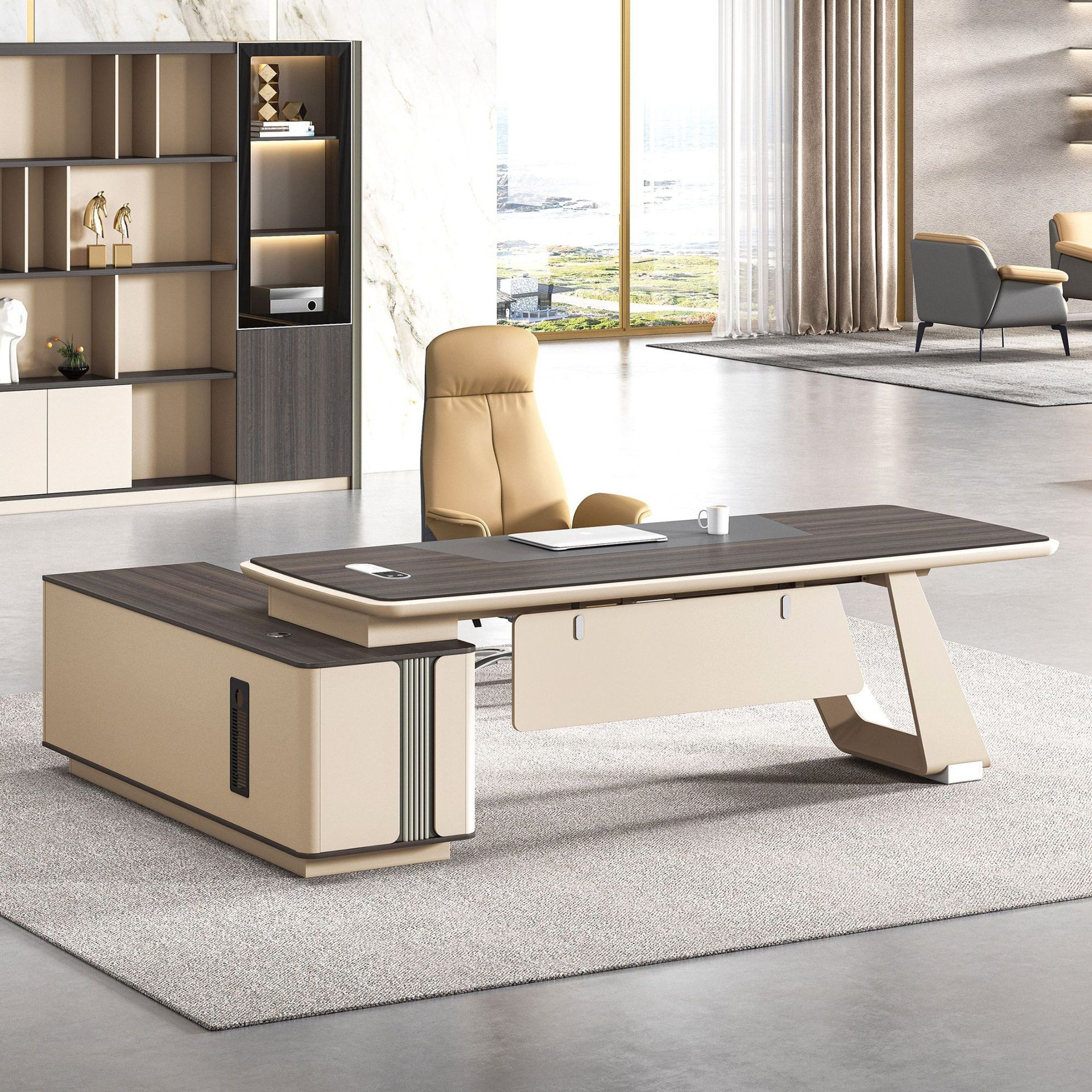 Office furniture desk Modern fashion simple large desk manager desk