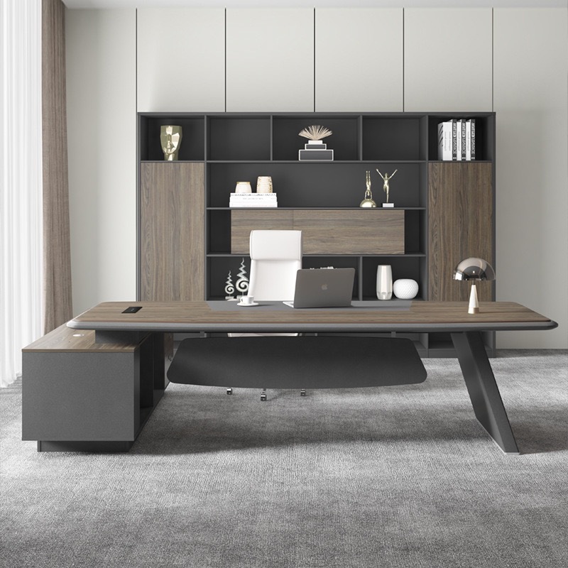 Office furniture boss desk computer desk Supervisor desk Manager desk Simple modern president big class desk