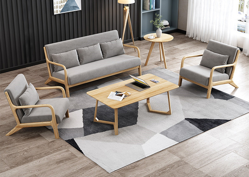 北欧白蜡木实木沙发：舒适与品质的完美结合