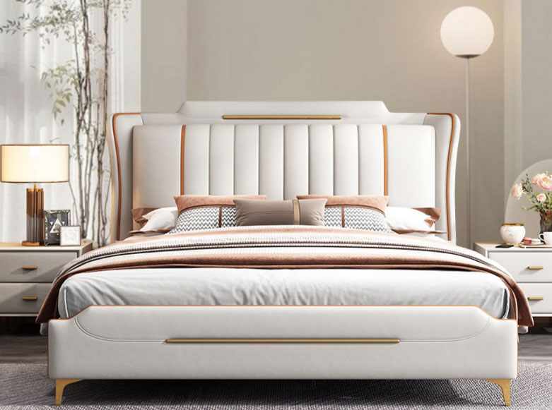 简约藏梦,真皮与木的交响——你的理想主卧之选! 简约藏梦,真皮与木的交响——你的理想主卧之选!