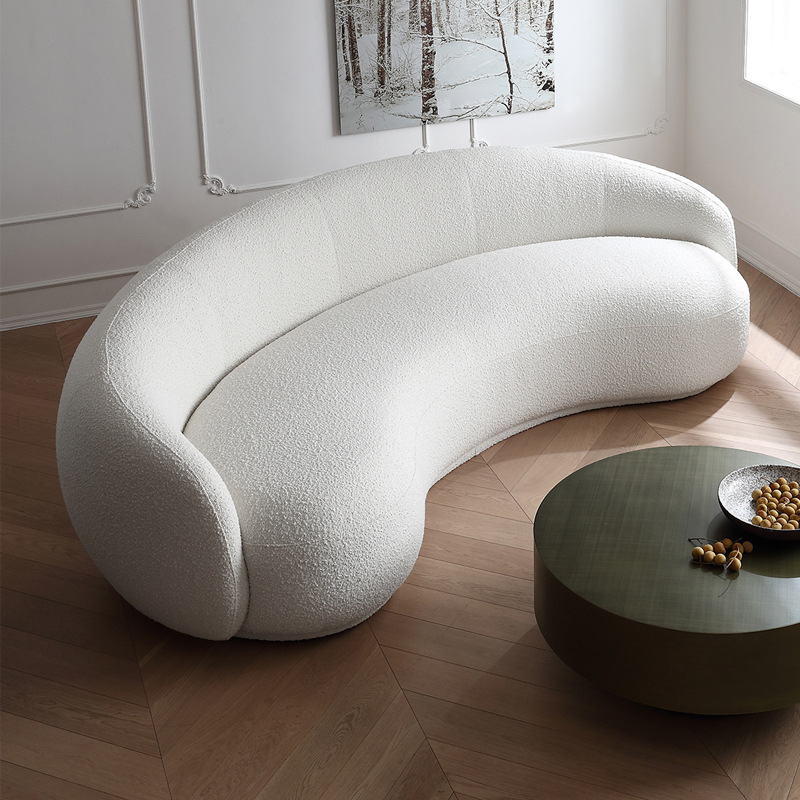 Nordic minimalist sofa, Italian style small apartment perfect match!