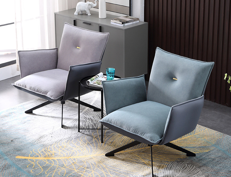 Light luxury lazy sofa living room single sofa swivel chair bedroom leisure chair modern simple balcony lounge chair Light luxury lazy sofa living room single sofa swivel chair bedroom leisure chair modern simple balcony lounge chair