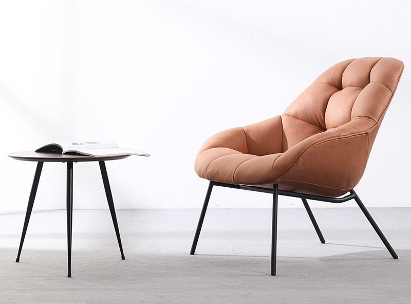 Nordic light luxury lazy sofa cloth chair modern simple living room leisure mango chair;