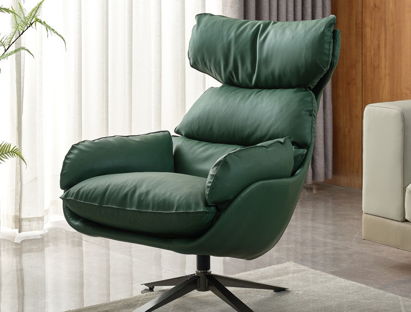 Nordic technology cloth down doll cotton rotating light luxury balcony living room leisure simple tiger single sofa chair Nordic technology cloth down doll cotton rotating light luxury balcony living room leisure simple tiger single sofa chair